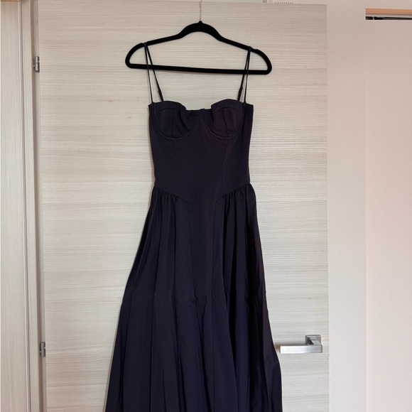 House of CB Samaria French Navy Corset Sundress - Picture 3 of 5